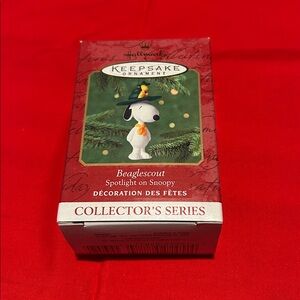 "Beaglescout" Snoopy Hallmark Keepsake Ornament